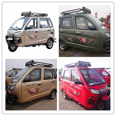 La marca del top de China Yaolon cerró la cabina Mini Car Cheap Adult Tricycle en venta motocicleta del triciclo del pasajero del taxi de 3 ruedas